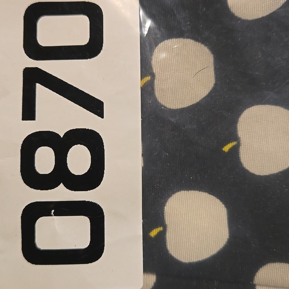 Kate Spade Dress Apple Print Black‎ Cotton Sleeveless Lined - Picture 14 of 14